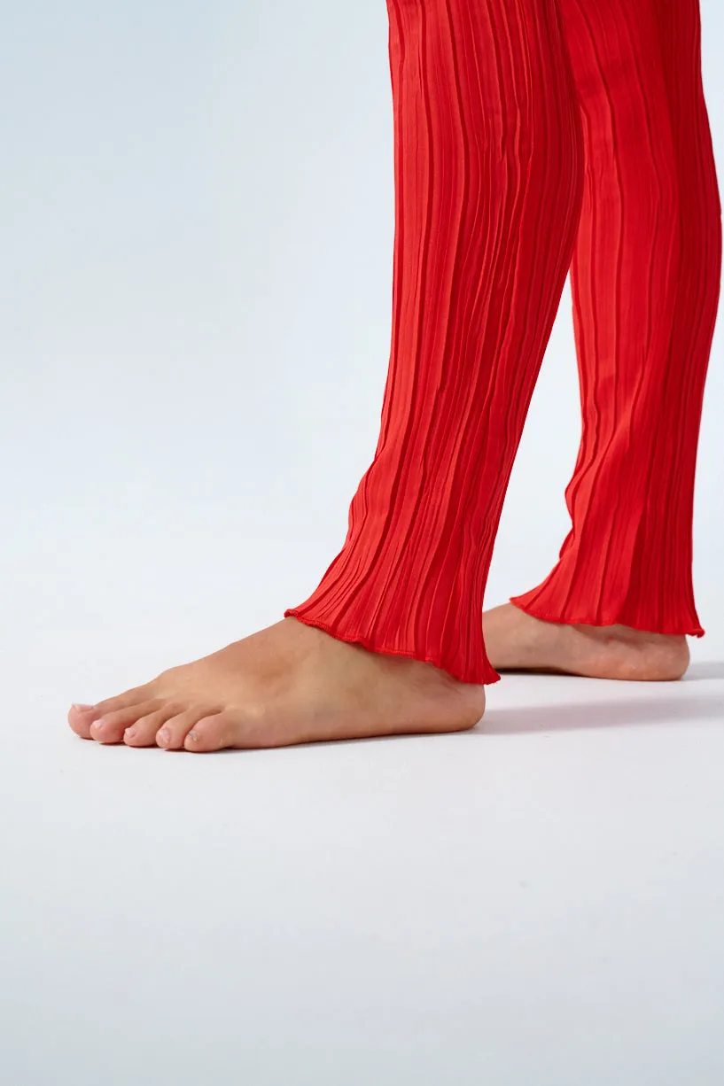 Long Plisse Pant