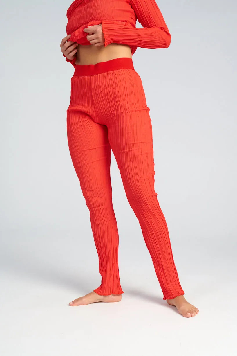 Long Plisse Pant