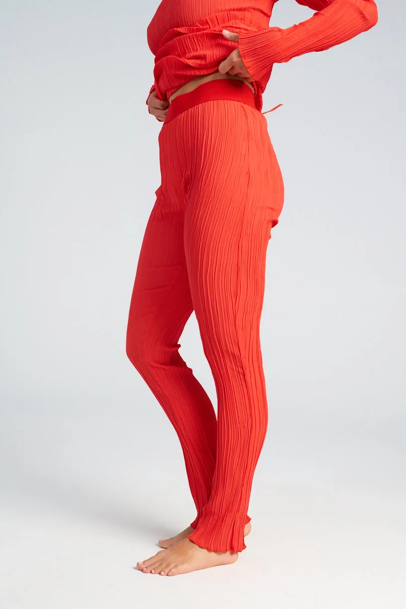 Long Plisse Pant