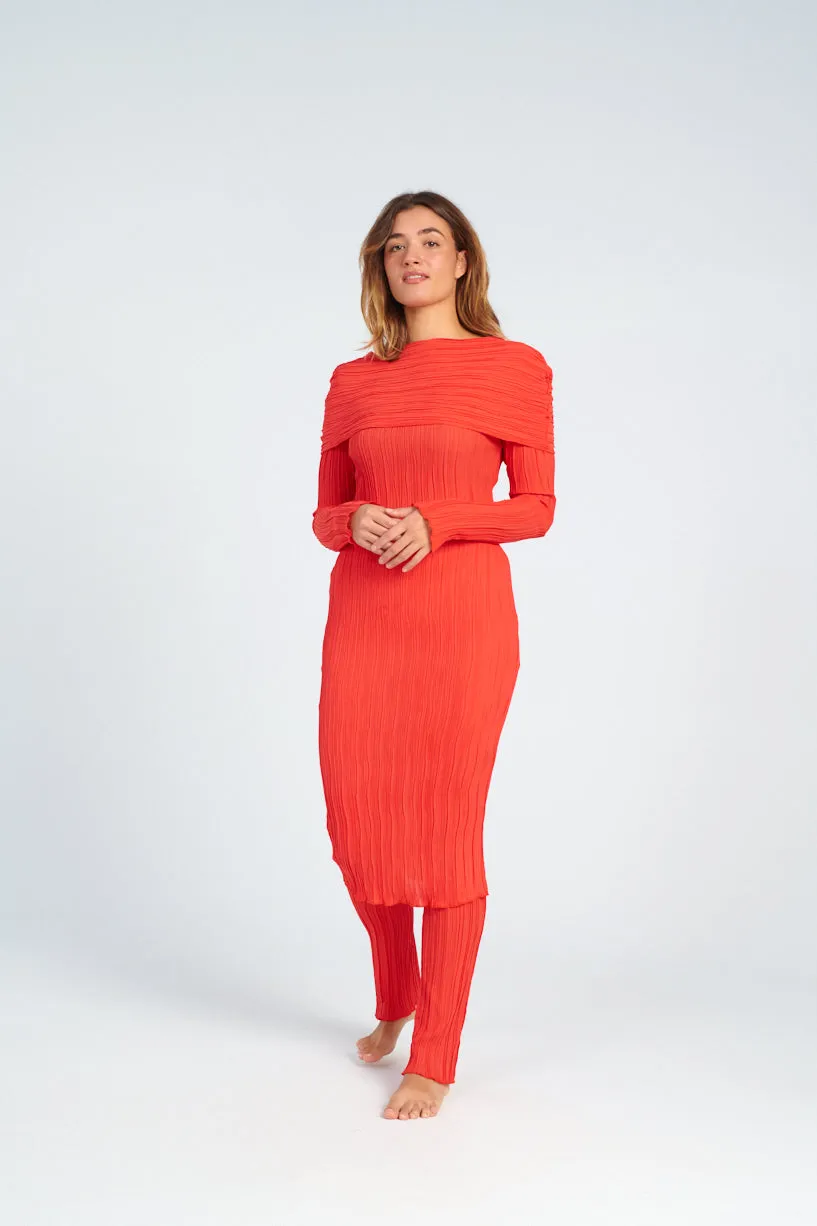 Long Plisse Pant