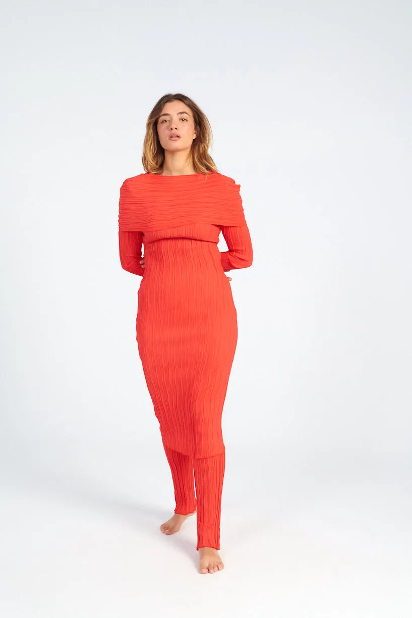 Long Plisse Pant