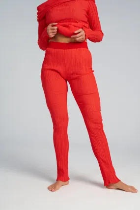 Long Plisse Pant