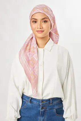 Marny Square Scarf - Dusty Pink