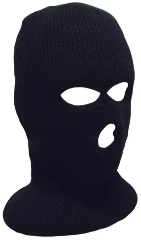 Masked Acrylic Balaclava | Black