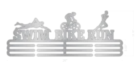 Medal hanger- Swim Bike Run -3-Layer