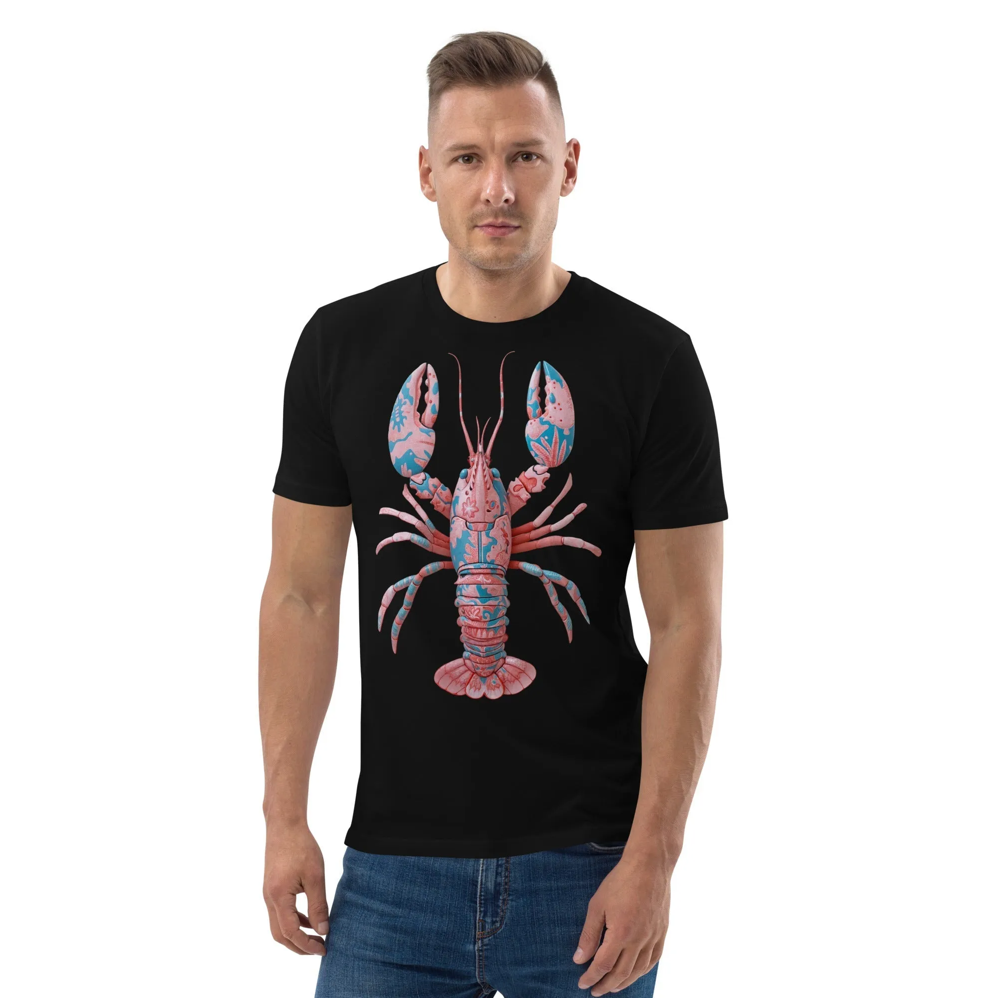 Men's EcoLuxe Lobster Organic Cotton Tee - Placencia