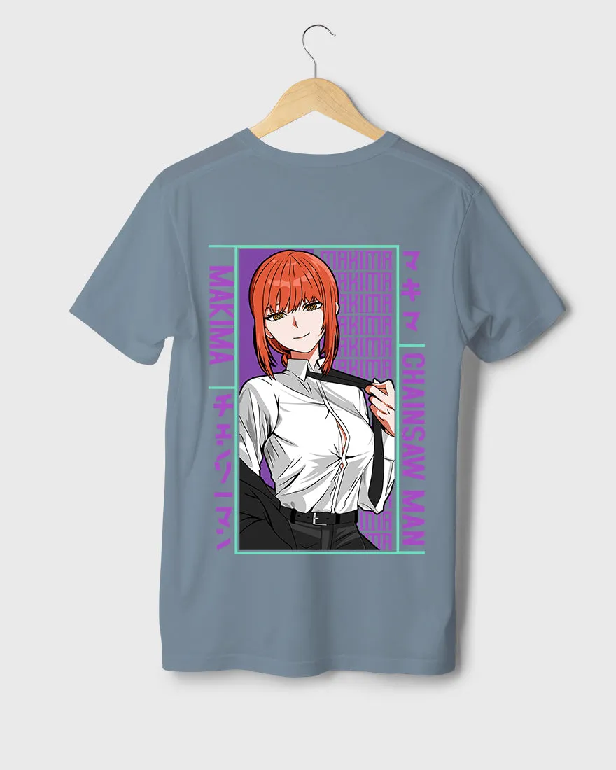 Mens Regular Tshirt Anime Chainsaw Man Makima 2