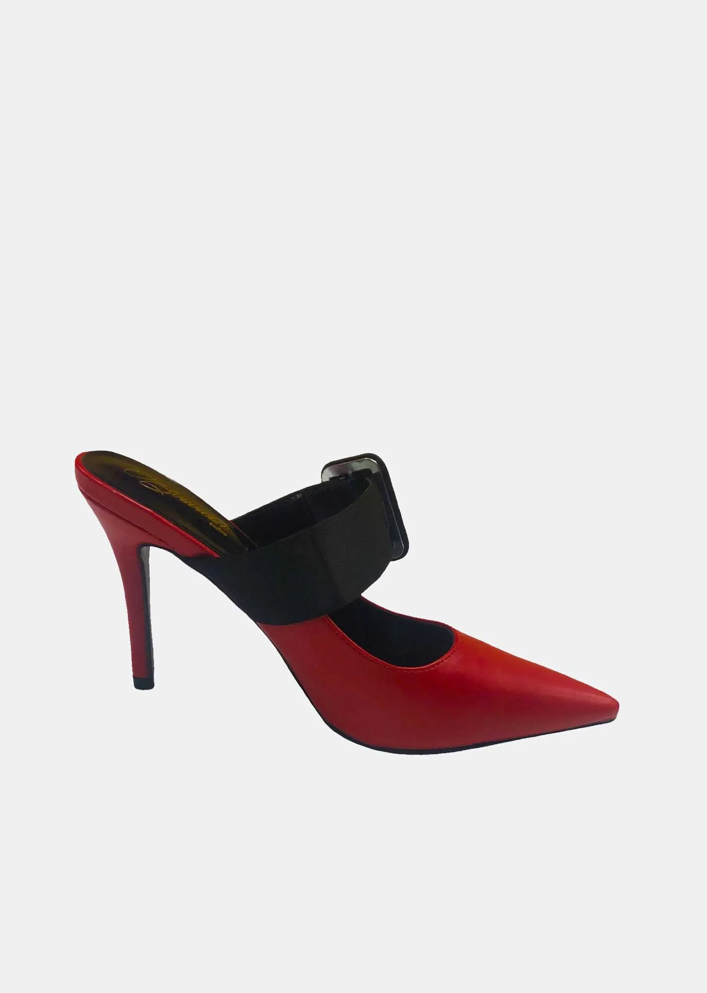 Milano's Envy Buckle Mule
