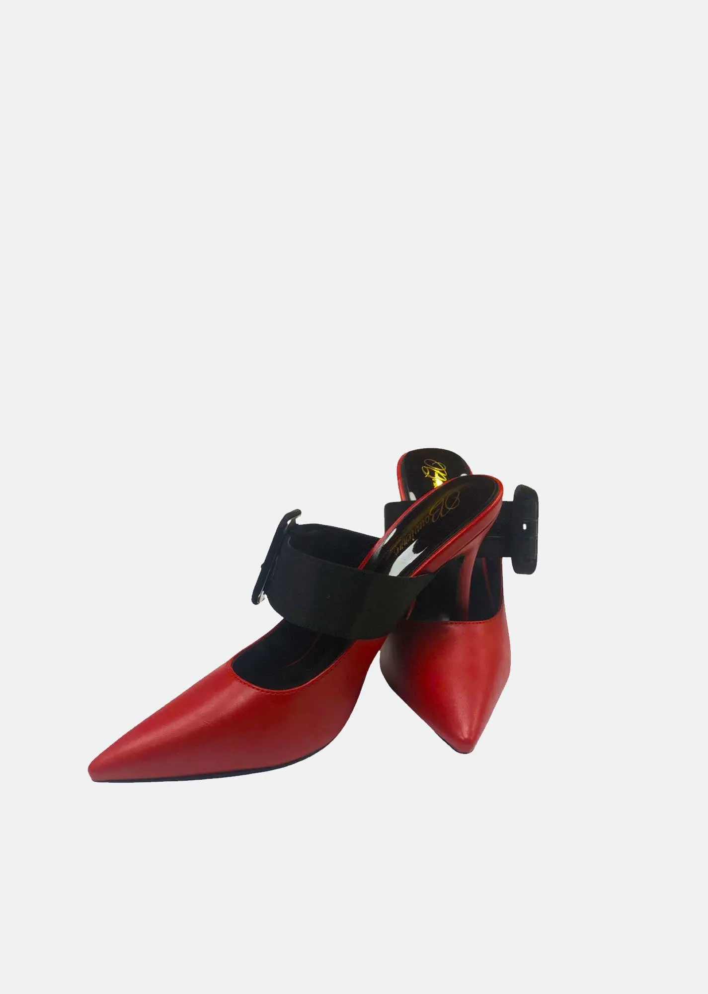 Milano's Envy Buckle Mule