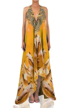 Multiway Orange Long Maxi Dress