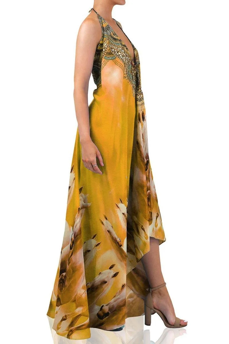 Multiway Orange Long Maxi Dress