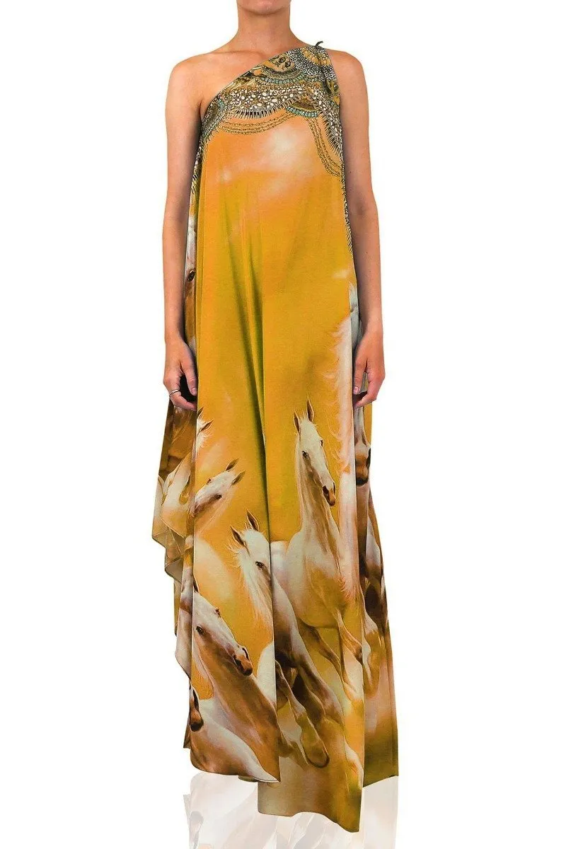 Multiway Orange Long Maxi Dress