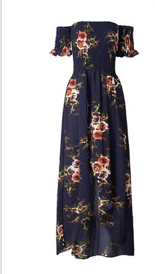 Off shoulder maxi dress