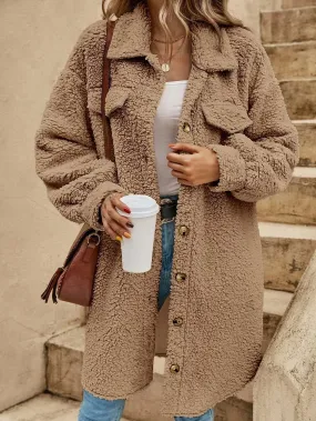 Oversized Sherpa Jas