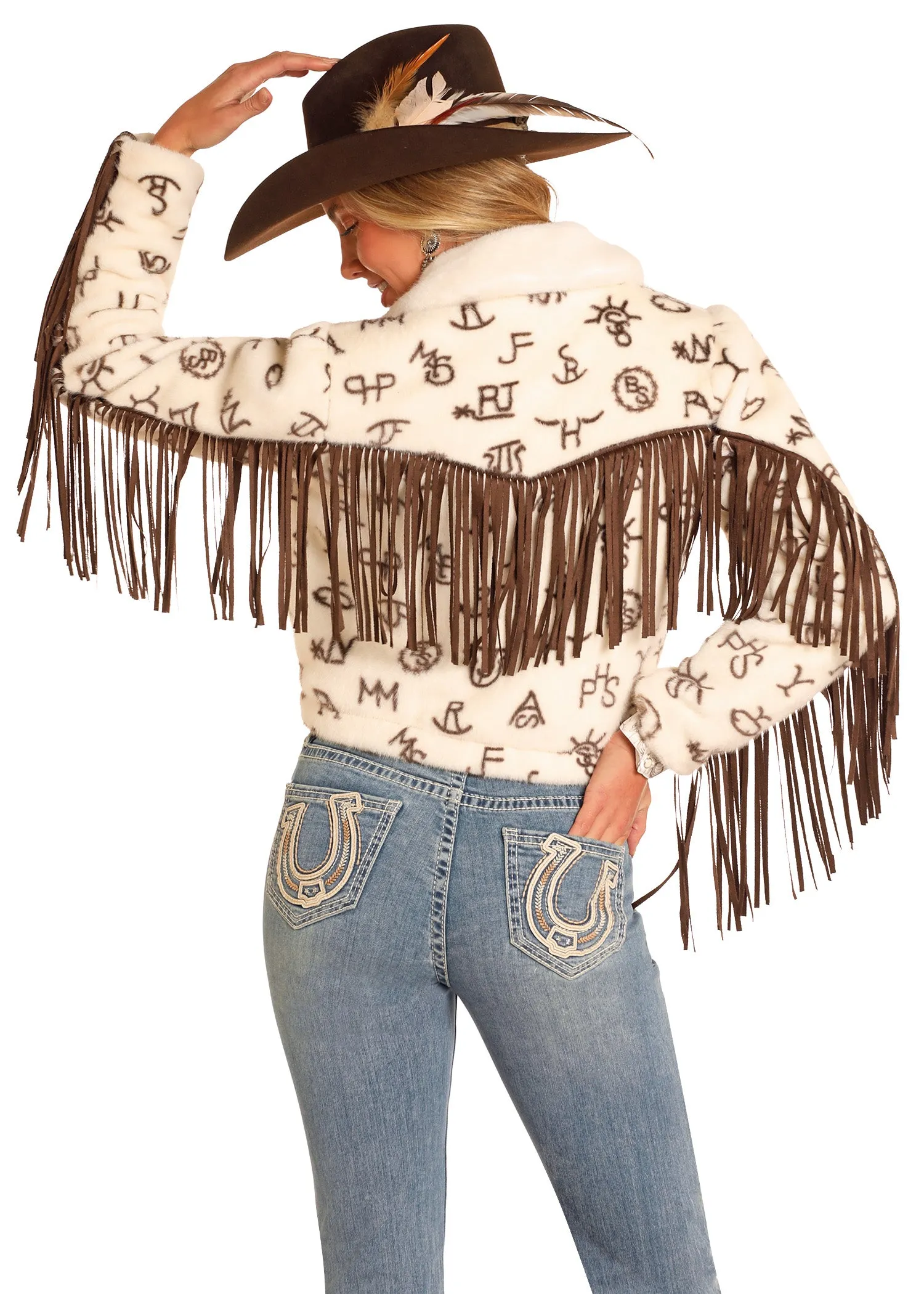 Panhandle Women's  Cattle Branded Jacket