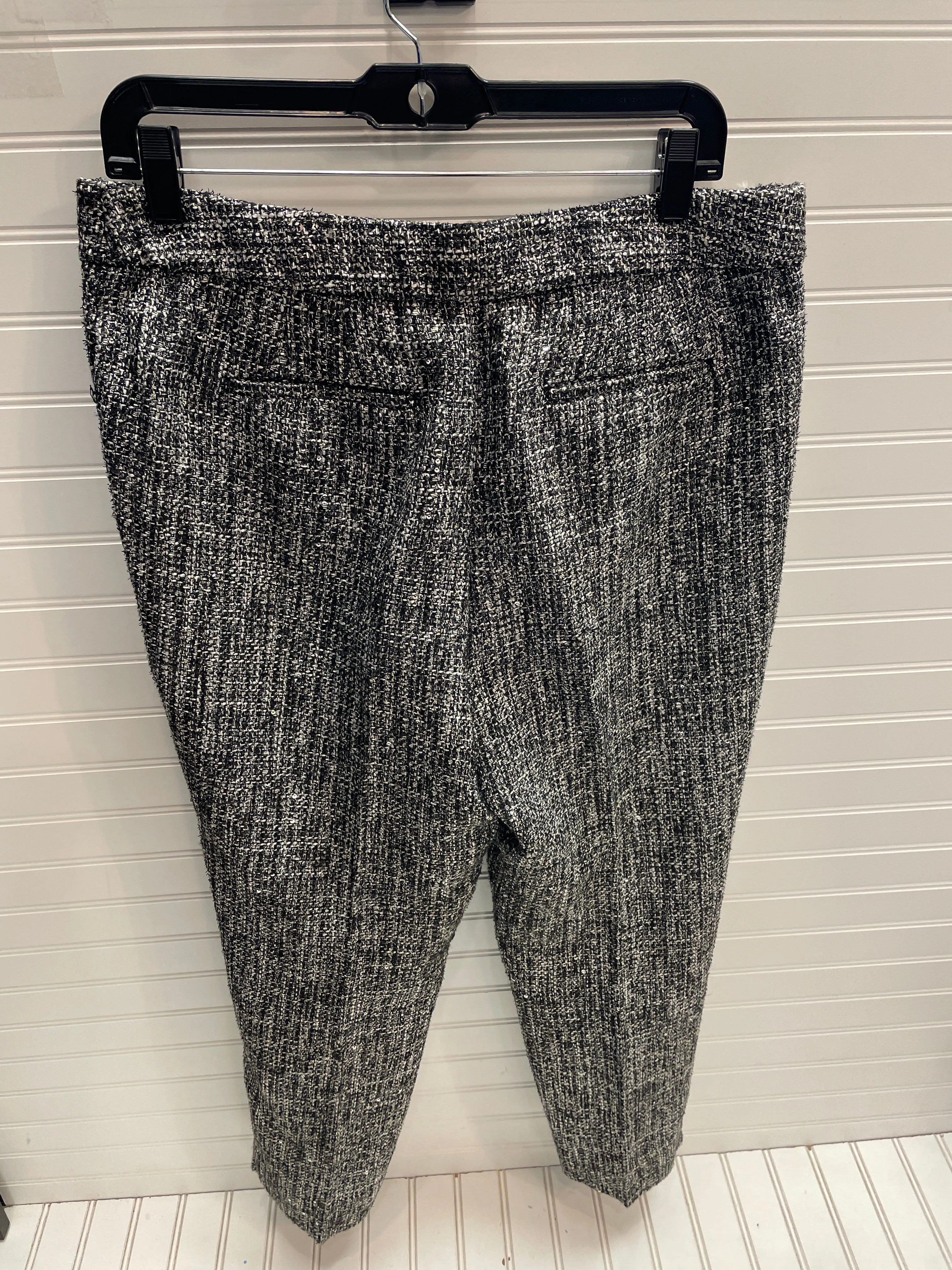 Pants Dress By Talbots In Black & White, Size: 12p
