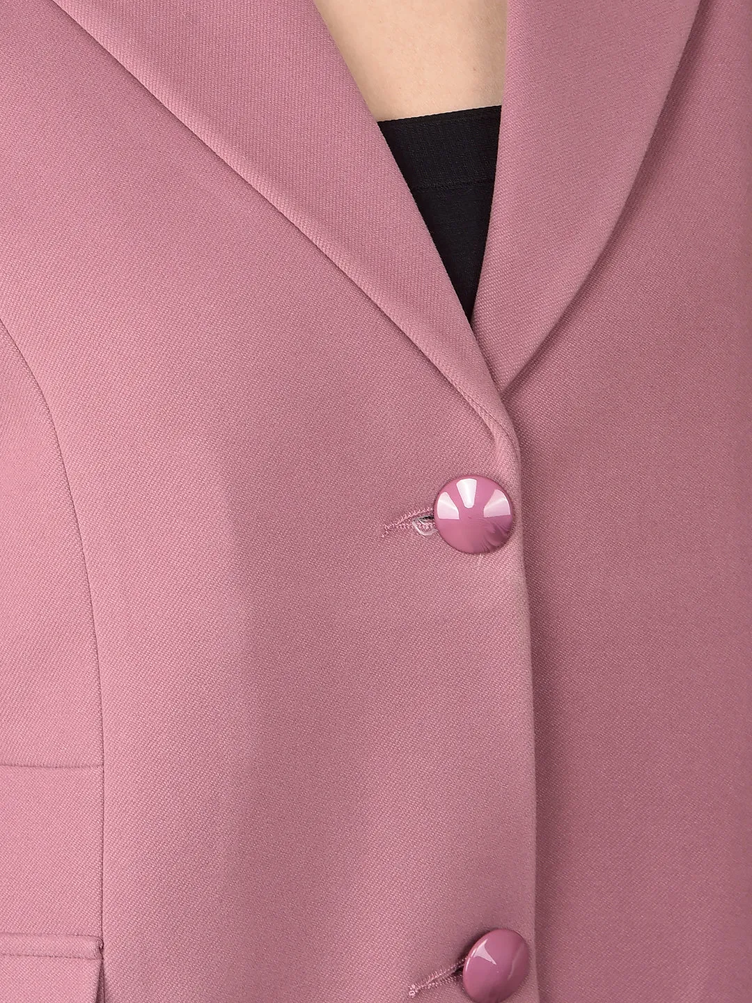 Pink Longline Overcoat