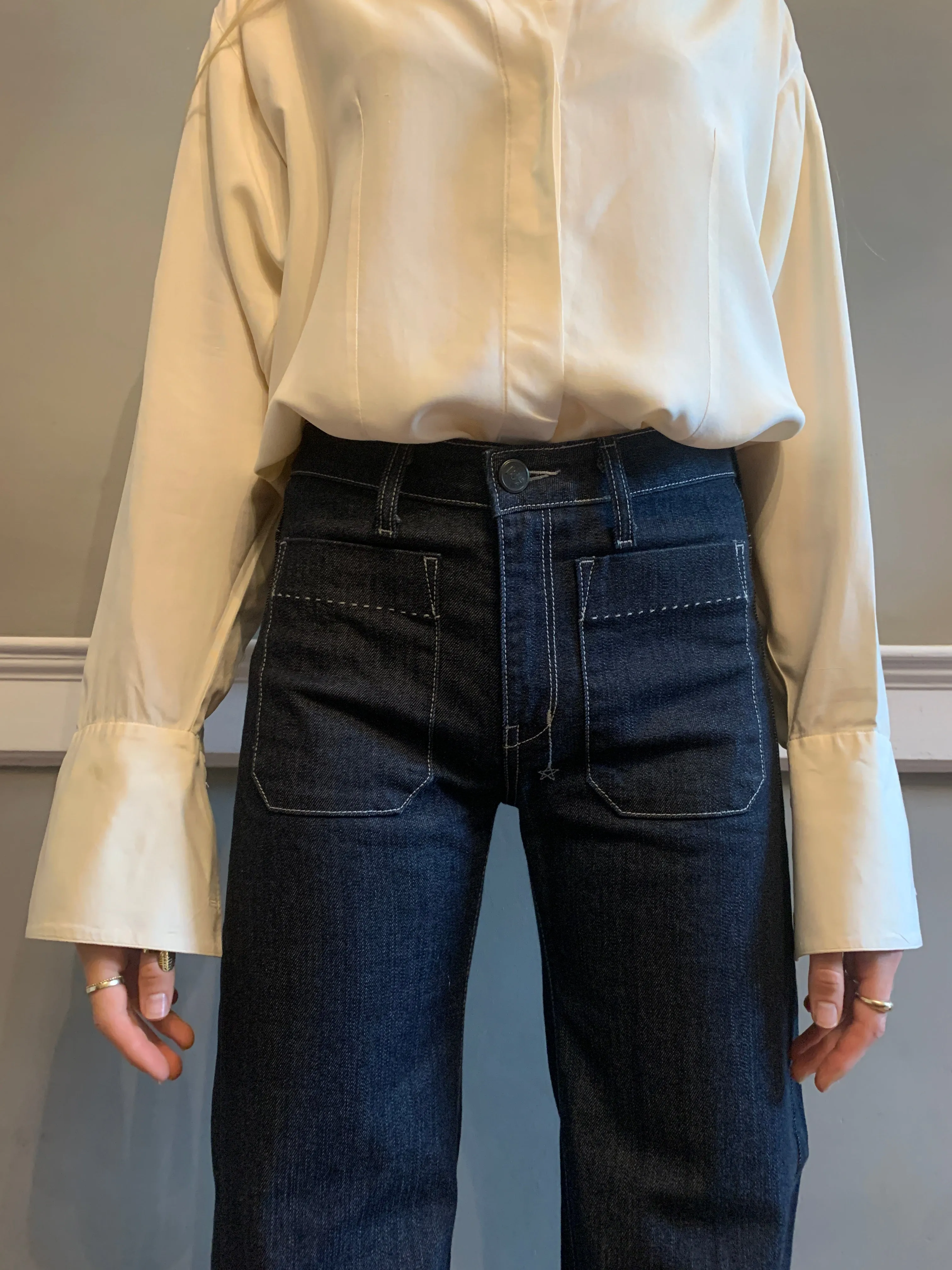 Pre-loved 18th Amendment flared jeans W26