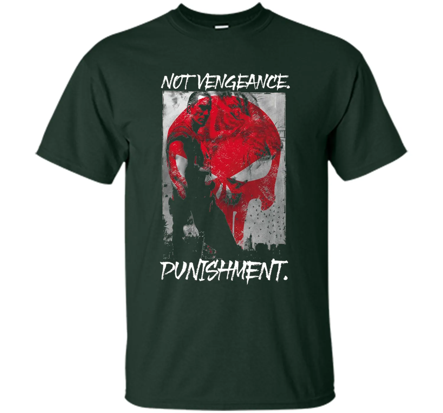 Punisher Not Vengeance Graphic T-Shirt