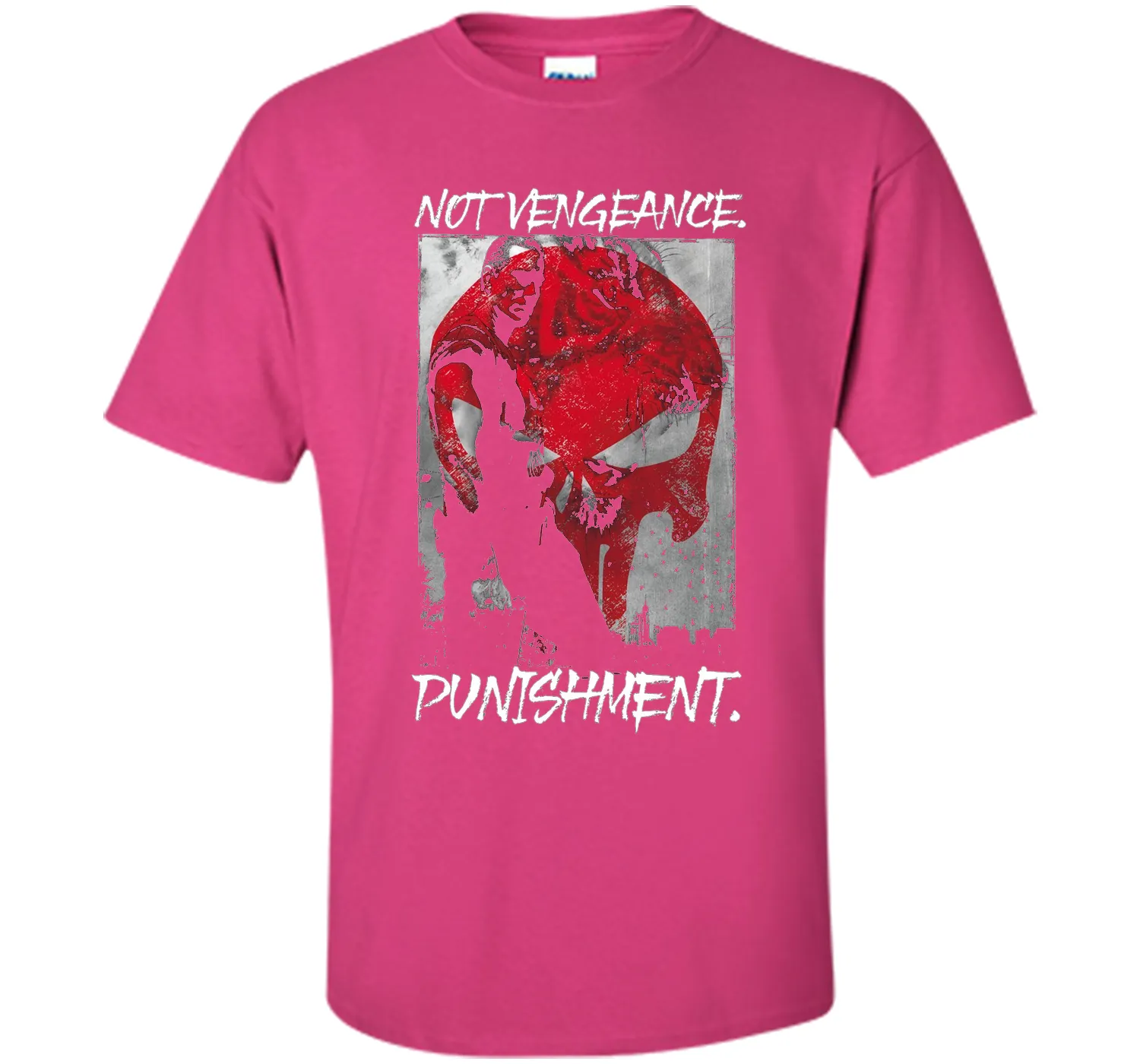 Punisher Not Vengeance Graphic T-Shirt