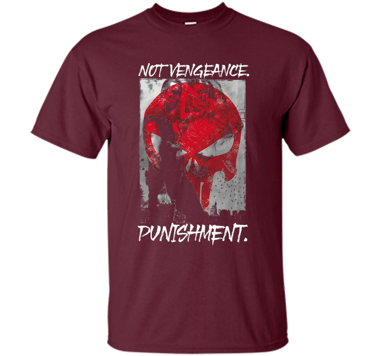 Punisher Not Vengeance Graphic T-Shirt