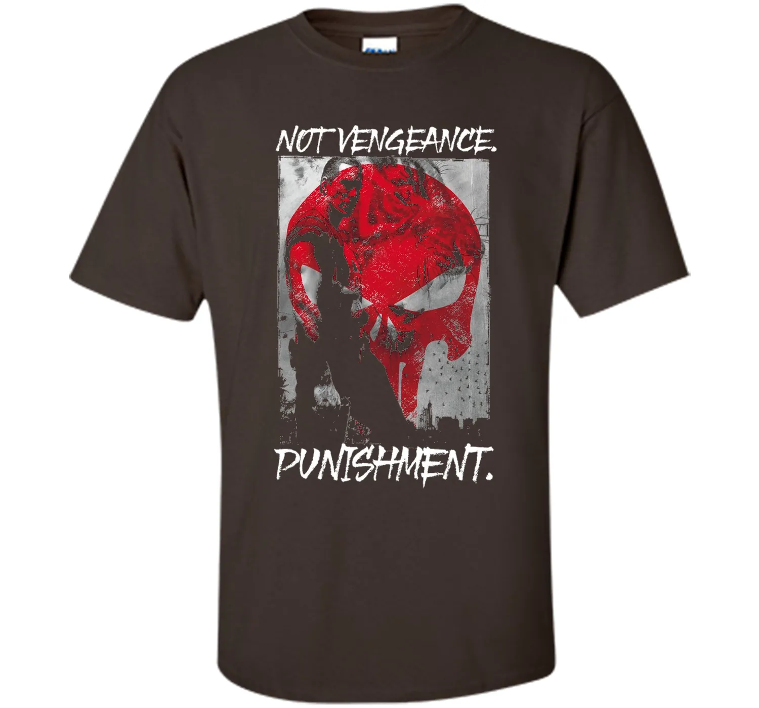 Punisher Not Vengeance Graphic T-Shirt