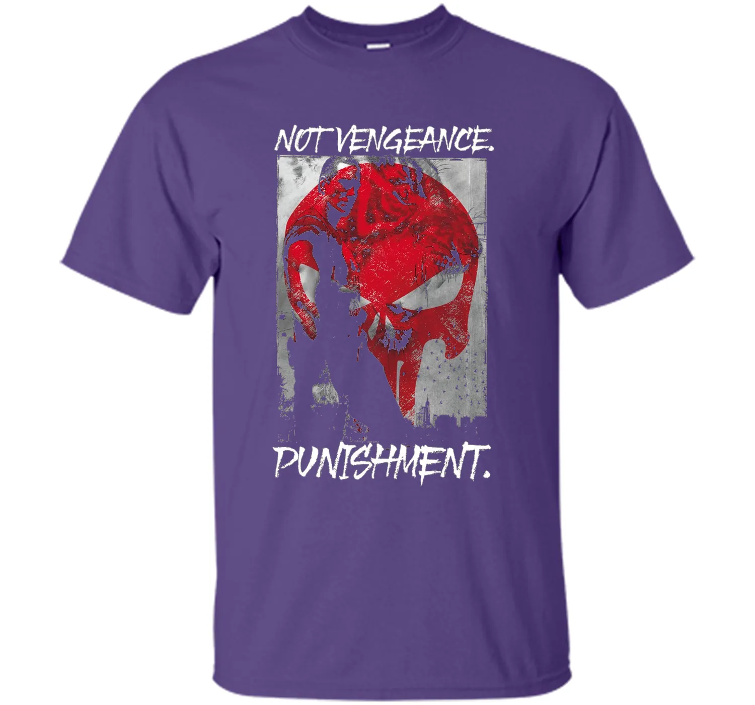 Punisher Not Vengeance Graphic T-Shirt