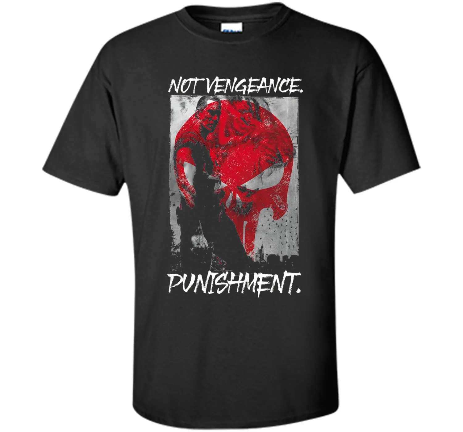 Punisher Not Vengeance Graphic T-Shirt