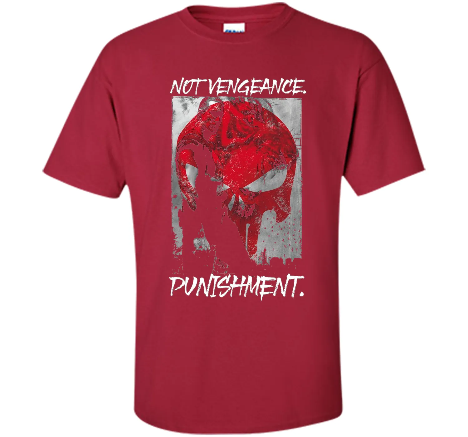 Punisher Not Vengeance Graphic T-Shirt