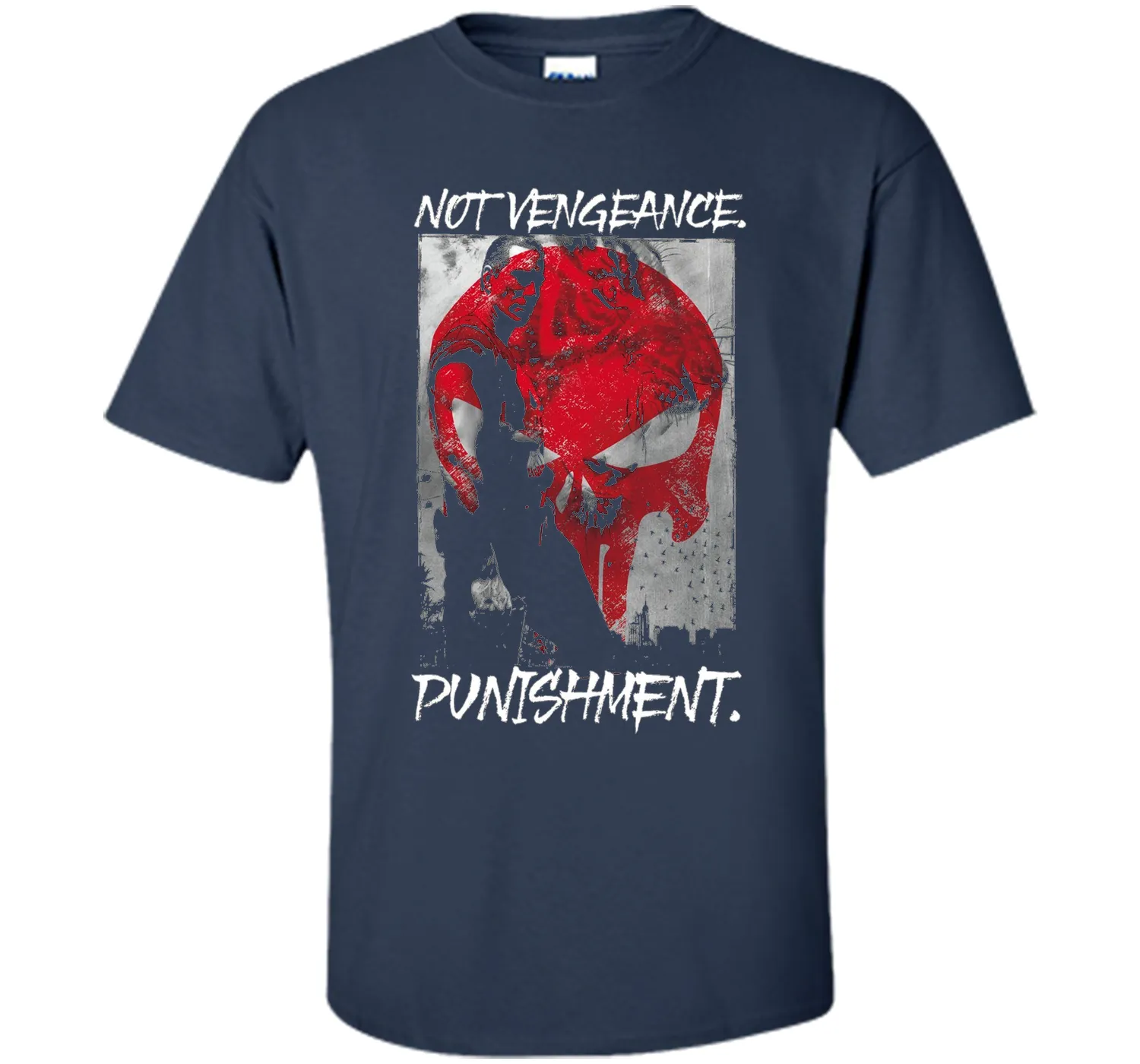 Punisher Not Vengeance Graphic T-Shirt