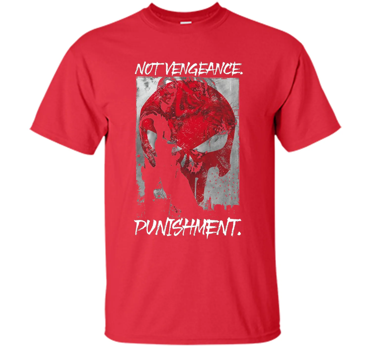 Punisher Not Vengeance Graphic T-Shirt