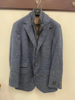 Q by Flynt - Rizzo Sport Coat - Navy Plaid