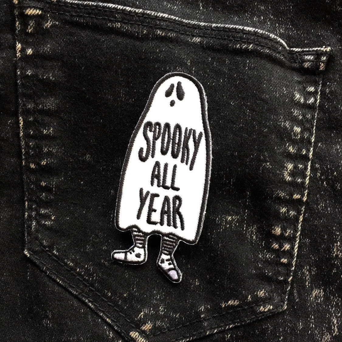 "Spooky All Year" Ghost Patch