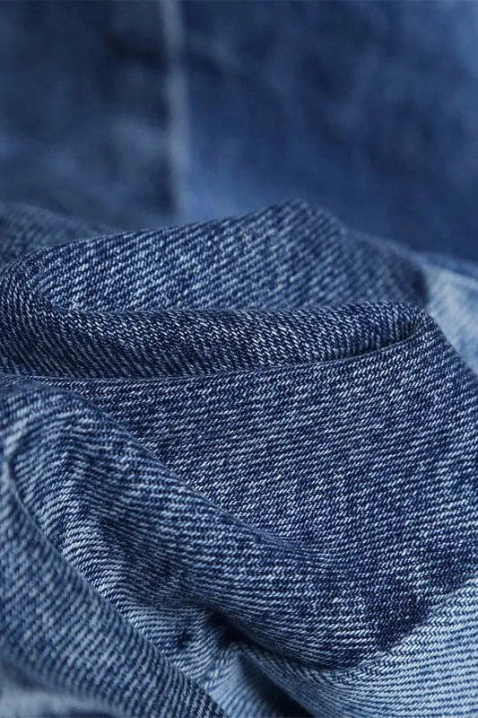 QZ684 Long Length Denim Skirt
