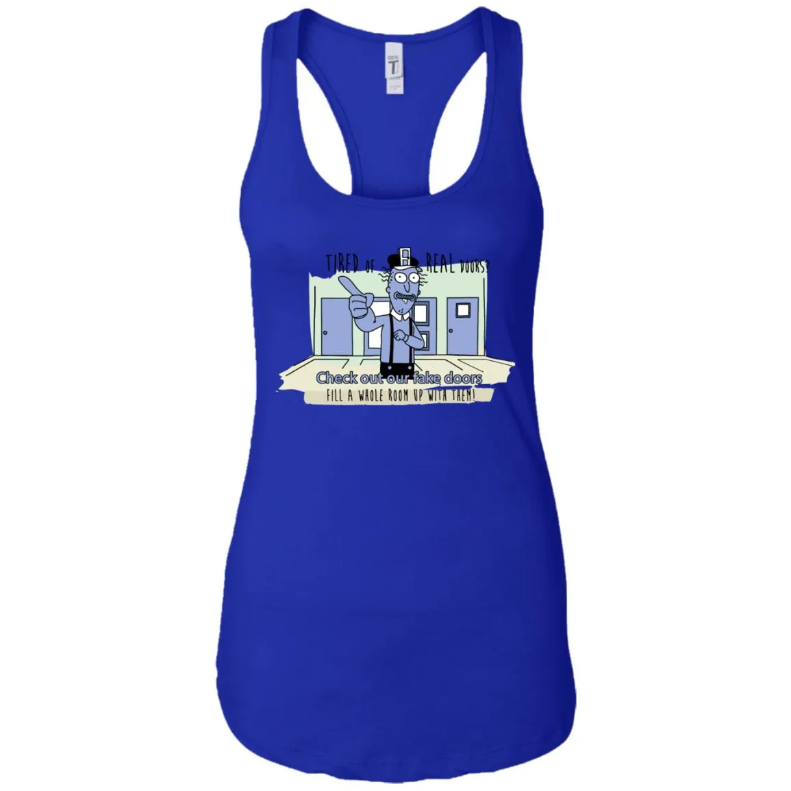 Rick And Morty - Fake Doors Room Women Tank
