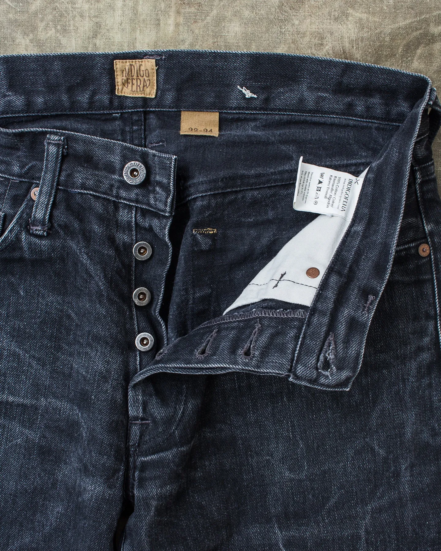 Second Hand Indigofera Clint Jeans Gunpowder W32 / L 34