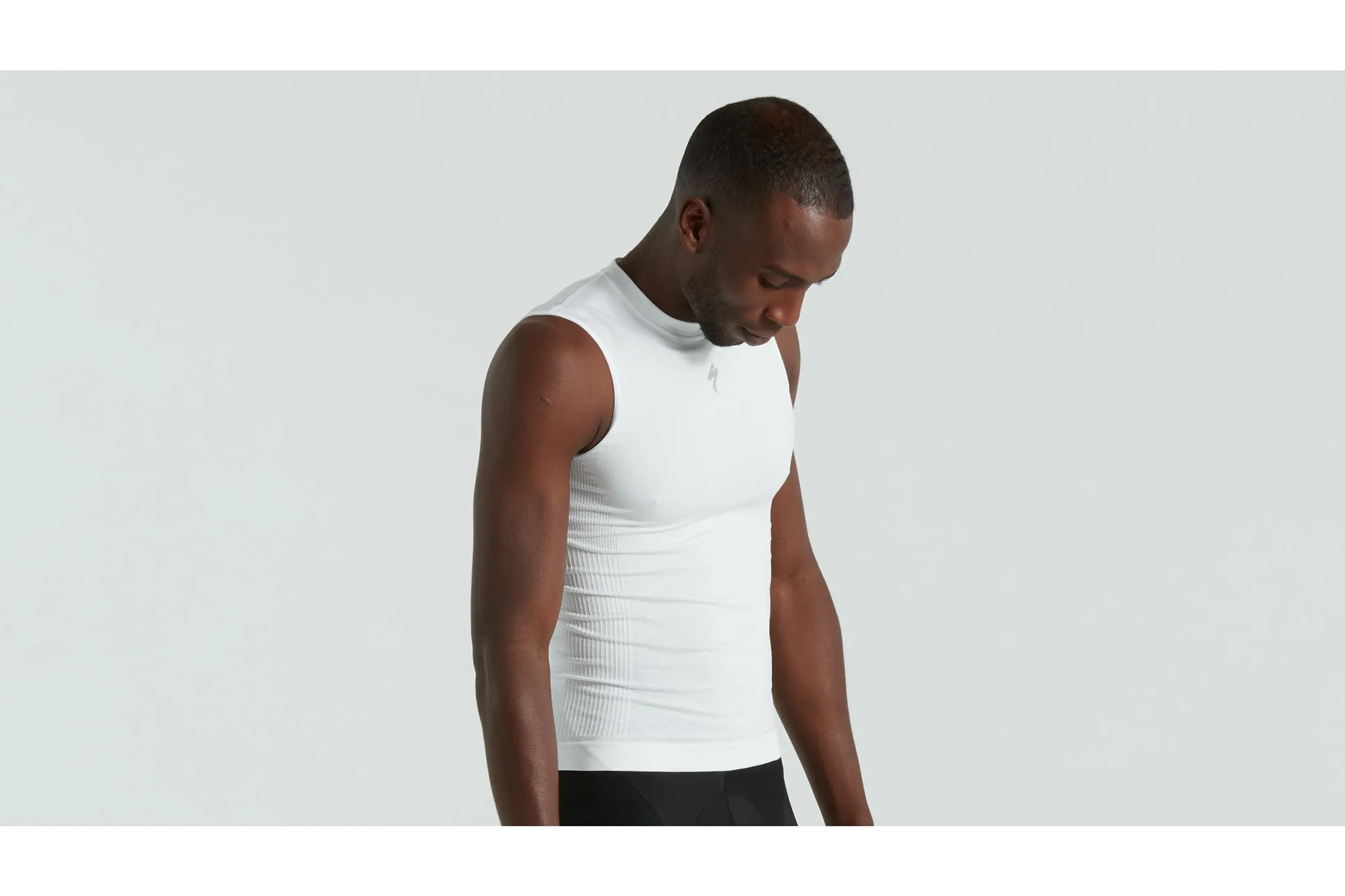 Specialized Seamless Light Sleeveless Base Layer White