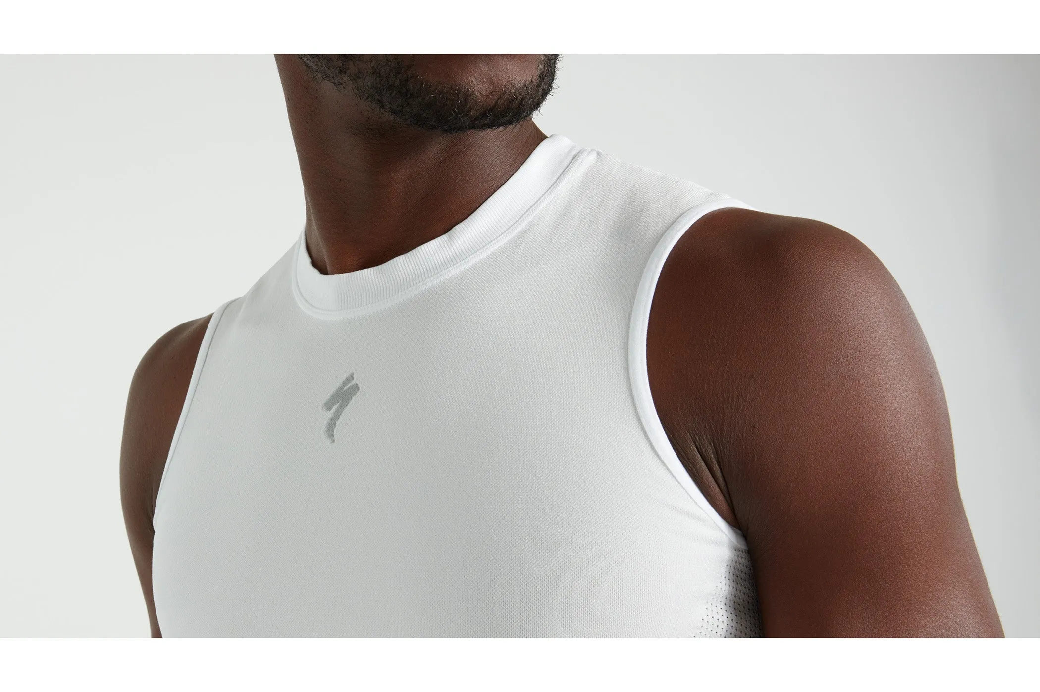 Specialized Seamless Light Sleeveless Base Layer White
