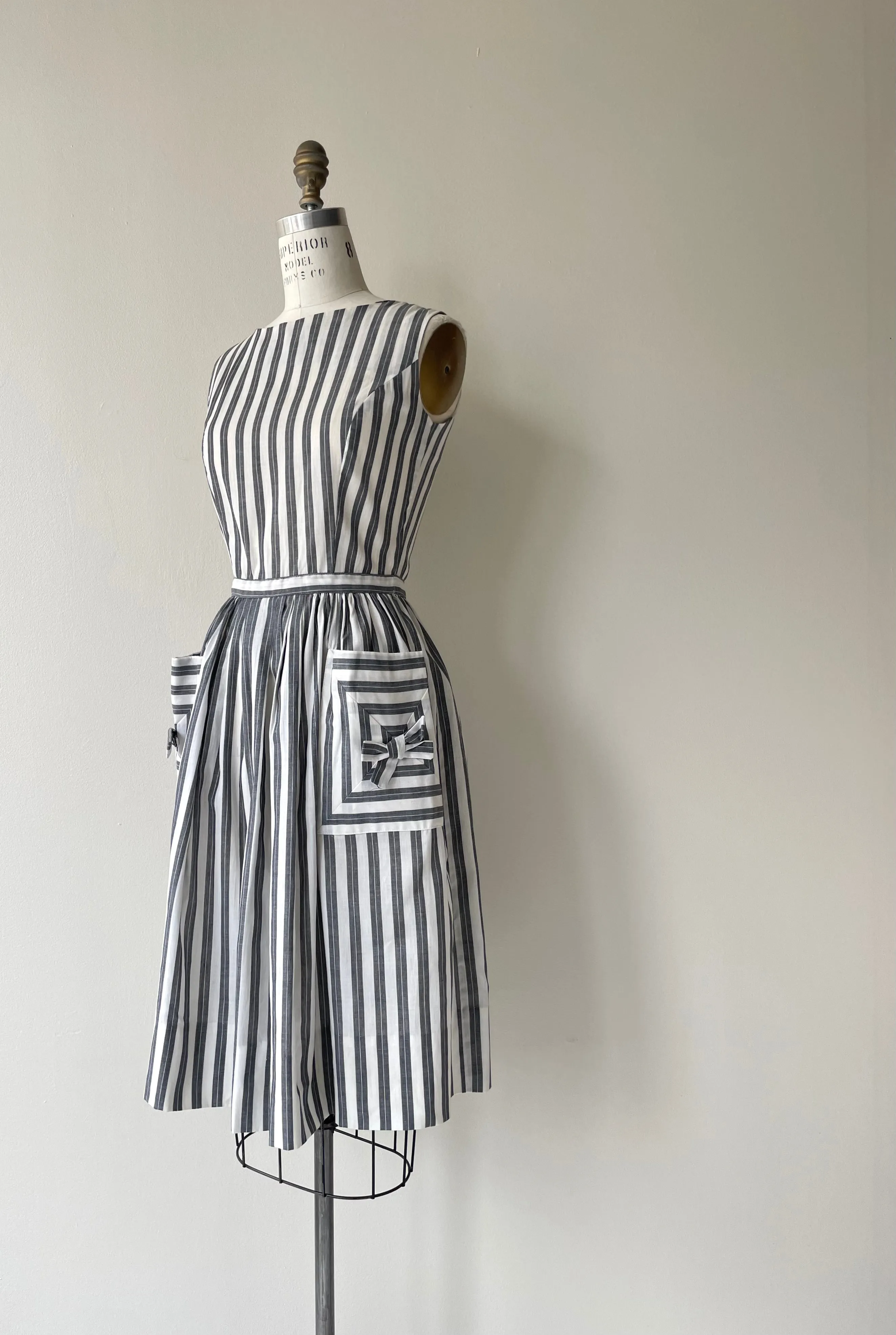 Stripe Study Dress | 1950s