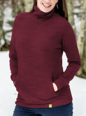 Take It Outside Women's Mockneck Merino Two-Layer Top