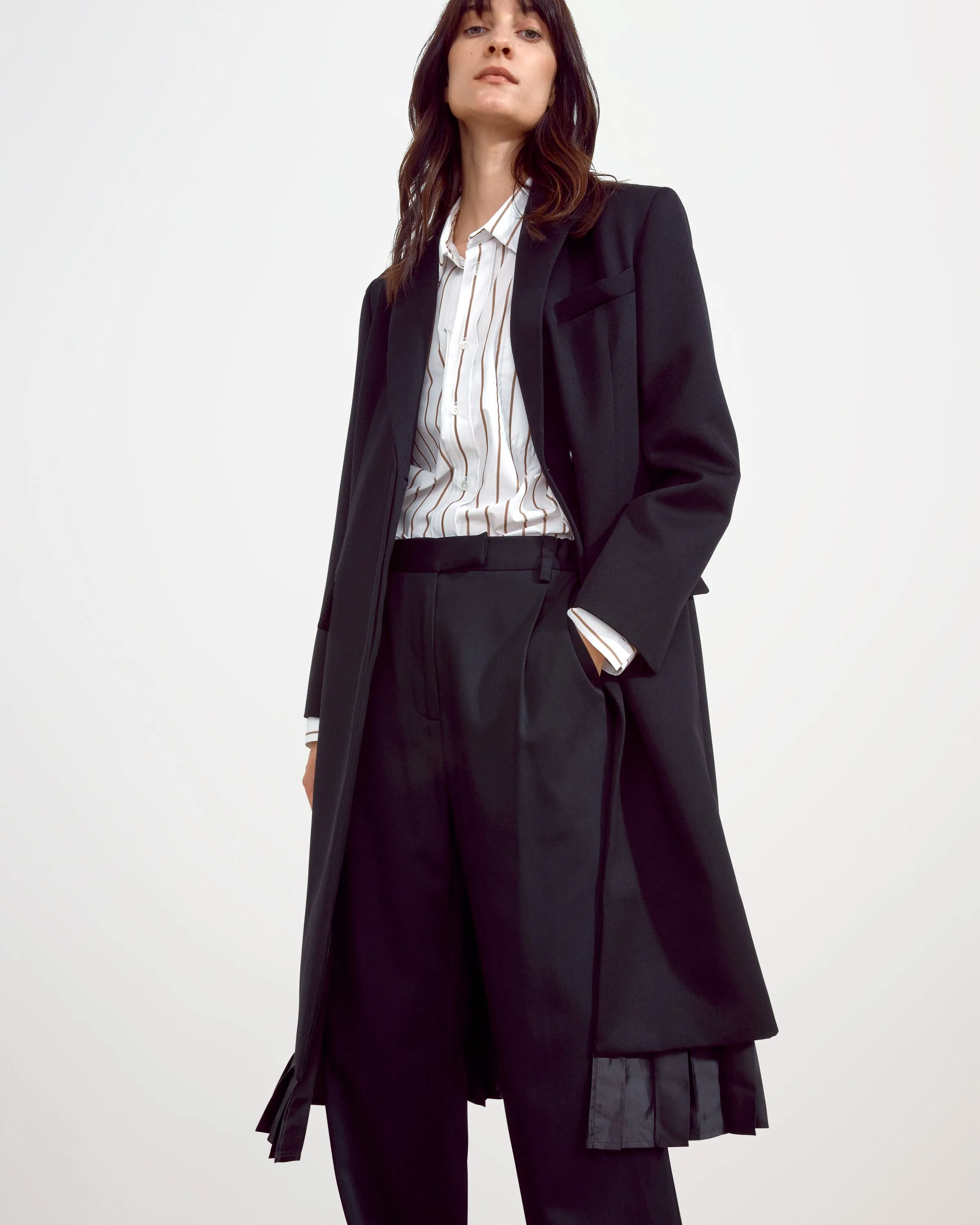 The Gramercy Pleated Coat