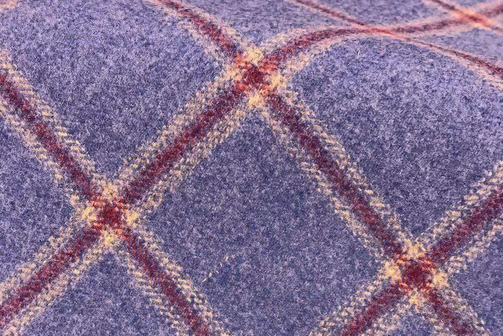 The Stately Overcoat | Burgundy Blue