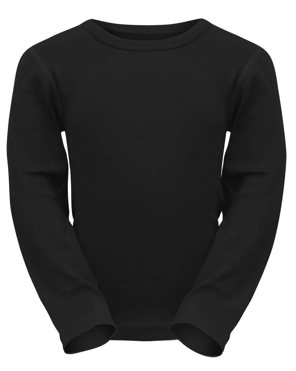 ThermaTech Kids Long Sleeve Baselayer Black