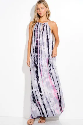 Tie Dye Spaghetti Strap Cami Maxi Dress