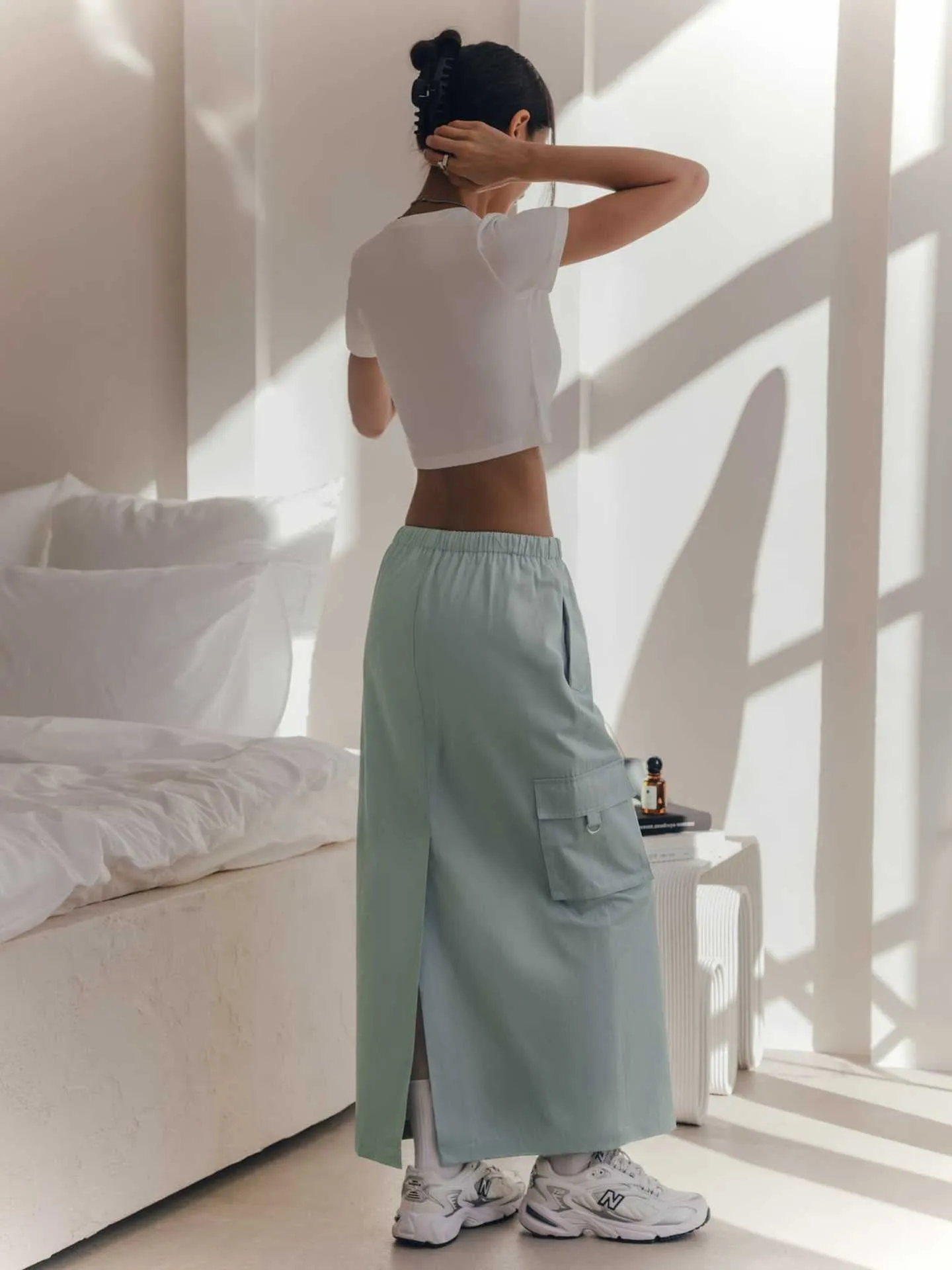 Trendy Cargo Skirt - Retro Vibes, Comfy Cotton
