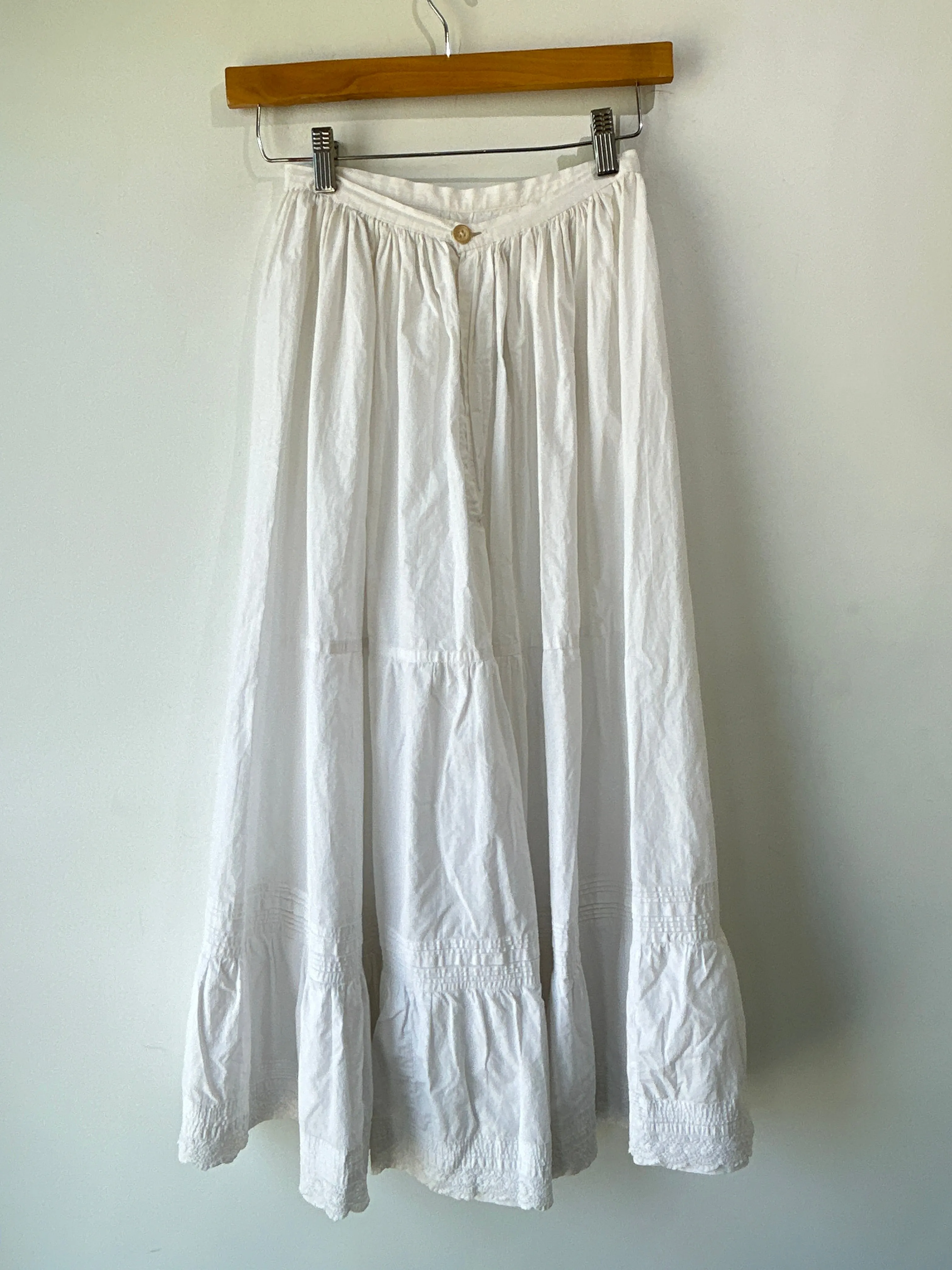 Vintage Victorian White Skirt