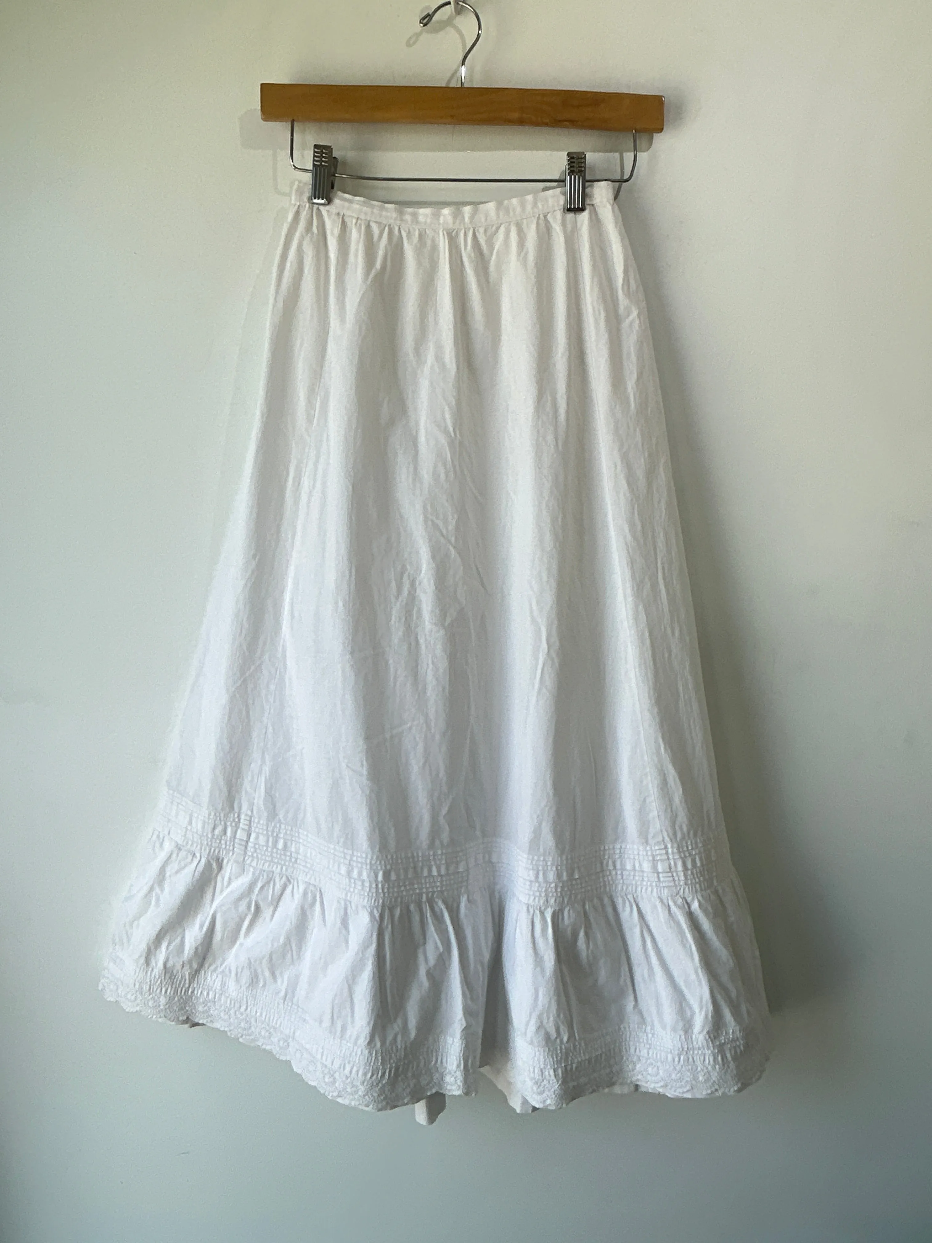 Vintage Victorian White Skirt