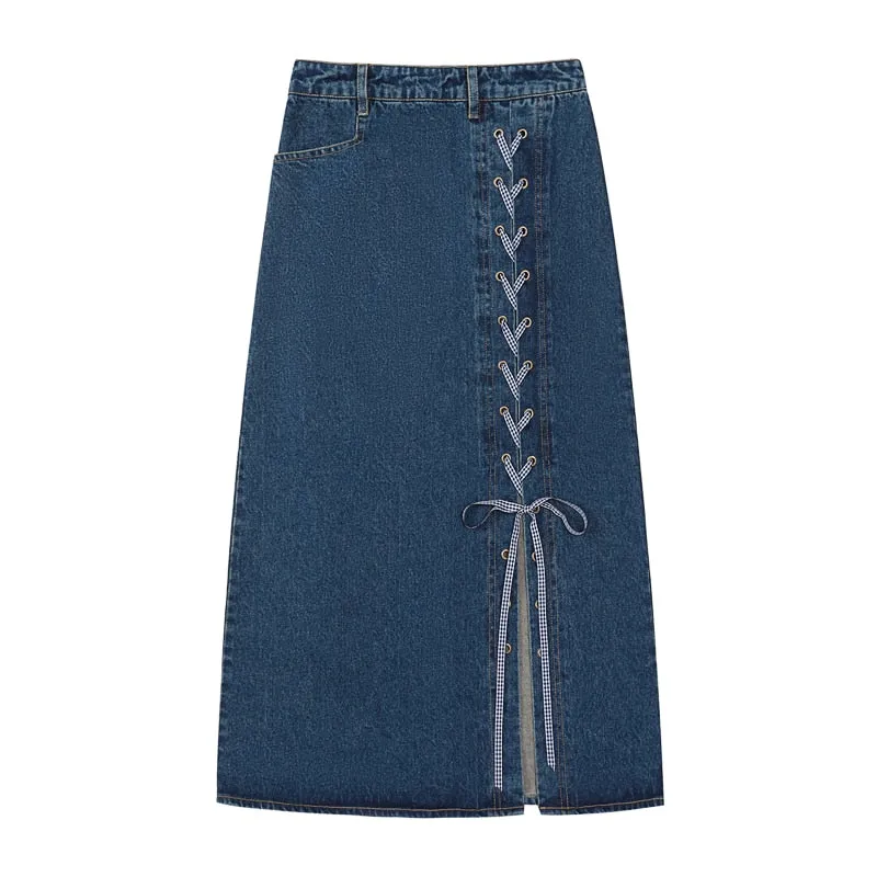 Vintage Women's A Line Denim Skirt