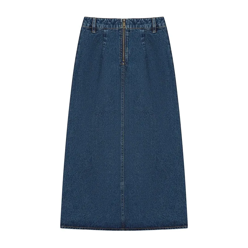 Vintage Women's A Line Denim Skirt