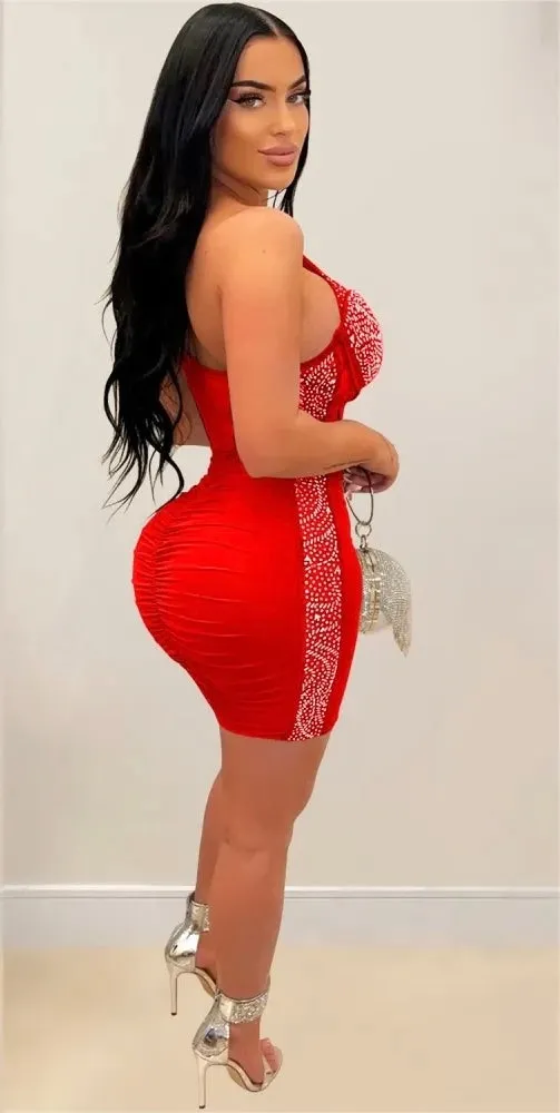 Vivian Dress - Red